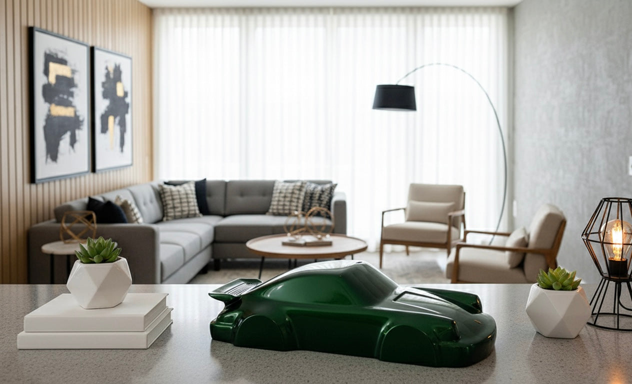 Porsche 911 Whale-Tail Inspired Sculpture