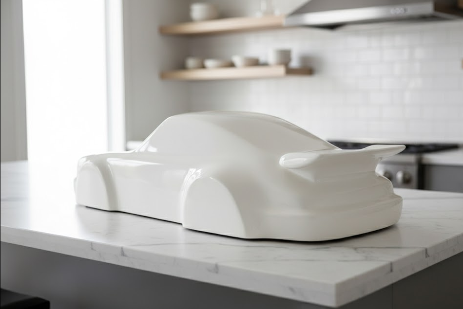 Porsche 911 Whale-Tail Inspired Sculpture